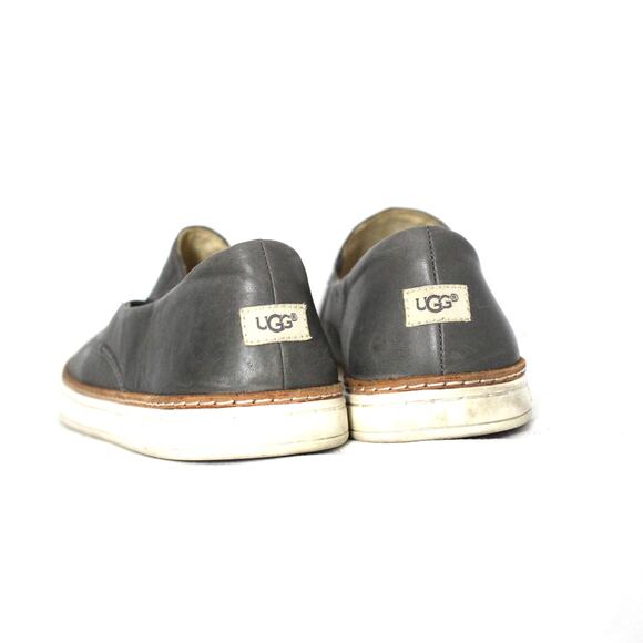 UGG Keile Perforated Leather Slip On Loafer Size 9.5 Preloved Preppy - Picture 4 of 6